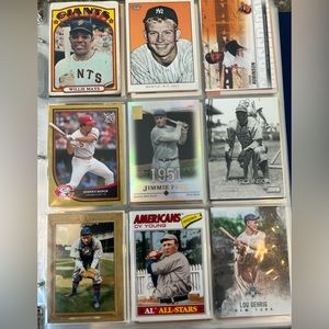 Old greats and new cards (whole binder) (324 cards)
